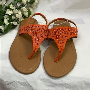 NWT Olivia miller Orange Sandals